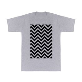 black and white pattern -  zig zag design T Shirt