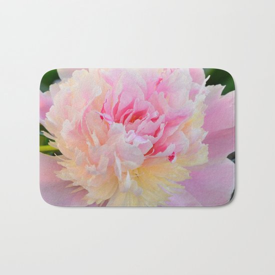 Joy of a Peony by Teresa Thompson Bath Mat