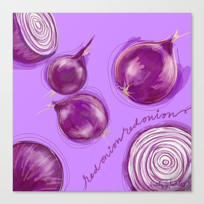 Purple Onion Canvas Print