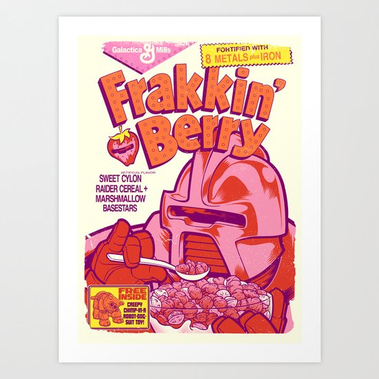 FRAKKIN' BERRY Art Print