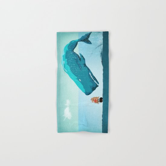Whale Hand & Bath Towel