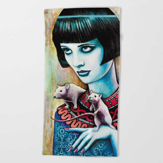 Diana and the Rats Beach Towel