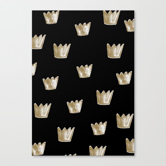 Crown Pattern Canvas Print