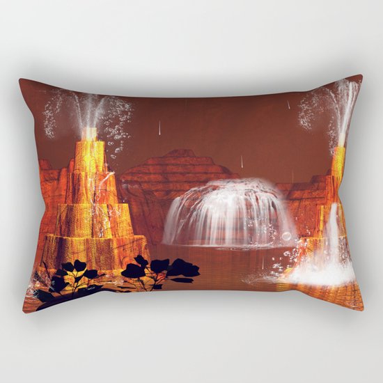 Waterfalls Rectangular Pillow