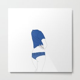 Blue Jays Babe Metal Print | Hannahkaplanart, Graphicdesign, Adobedraw, Illustration, Digitalart, Bluejays, Drawingsofwomen, Badassbabes, Ipadart, Hannahkaplan 
