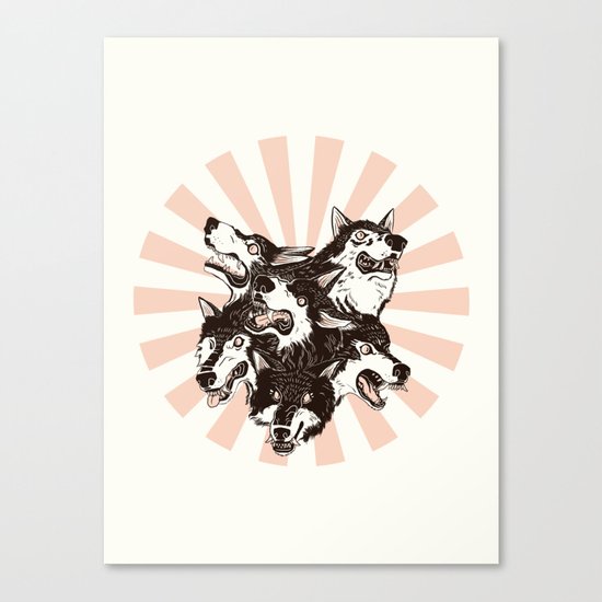 Power of the Pack Canvas Print