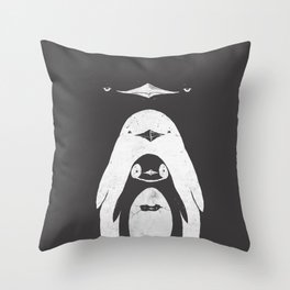 Penguinception - The Penguins Throw Pillow
