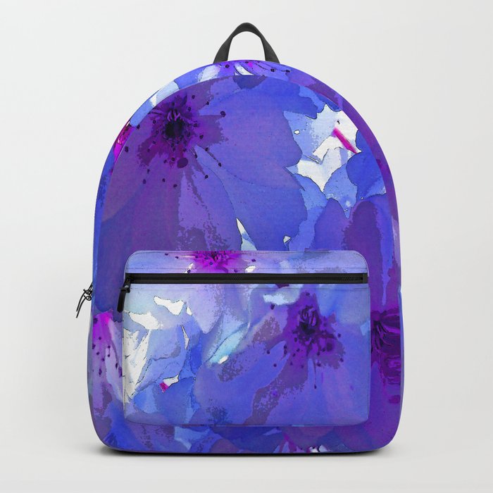 Blue Cherry Blossoms Backpack