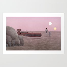 Landspeeder Art Prints Society6