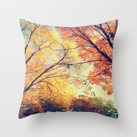 Autumn Embrace Throw Pillow