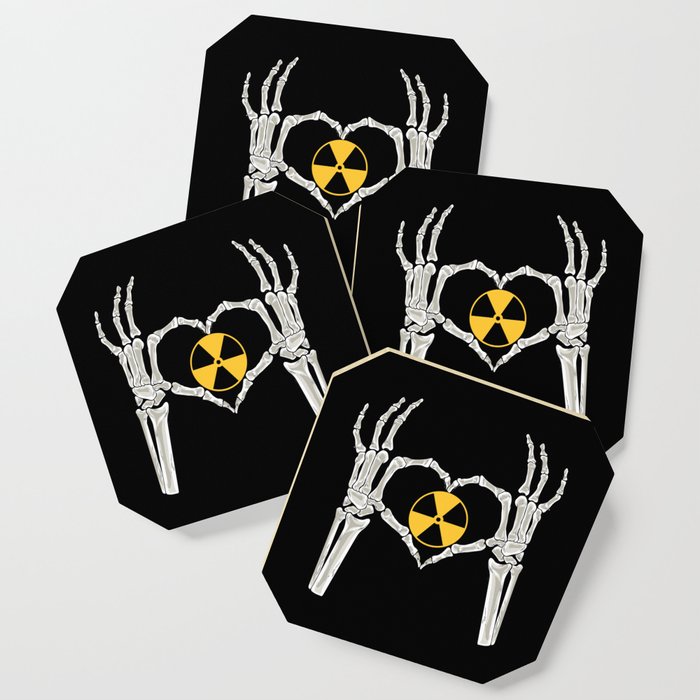 Rad Tech X Ray Skeleton Radiology Technican Gift Coaster