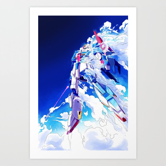Zeta Gundam Rising Art Print