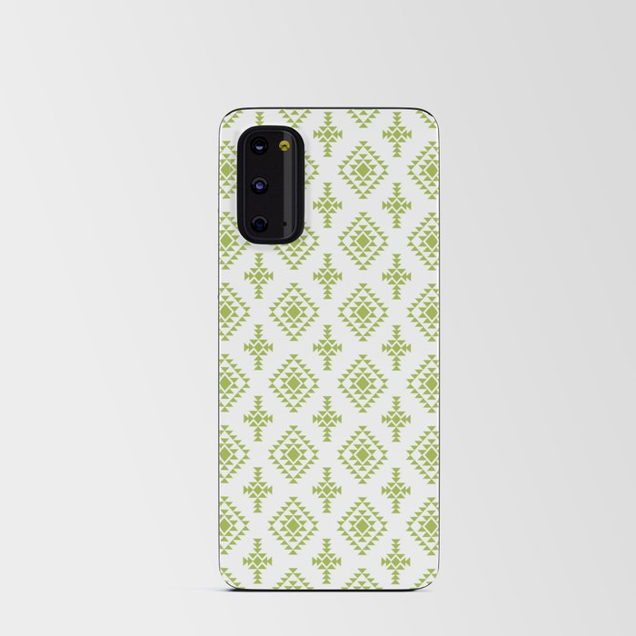 Light Green Native American Tribal Pattern Android Card Case