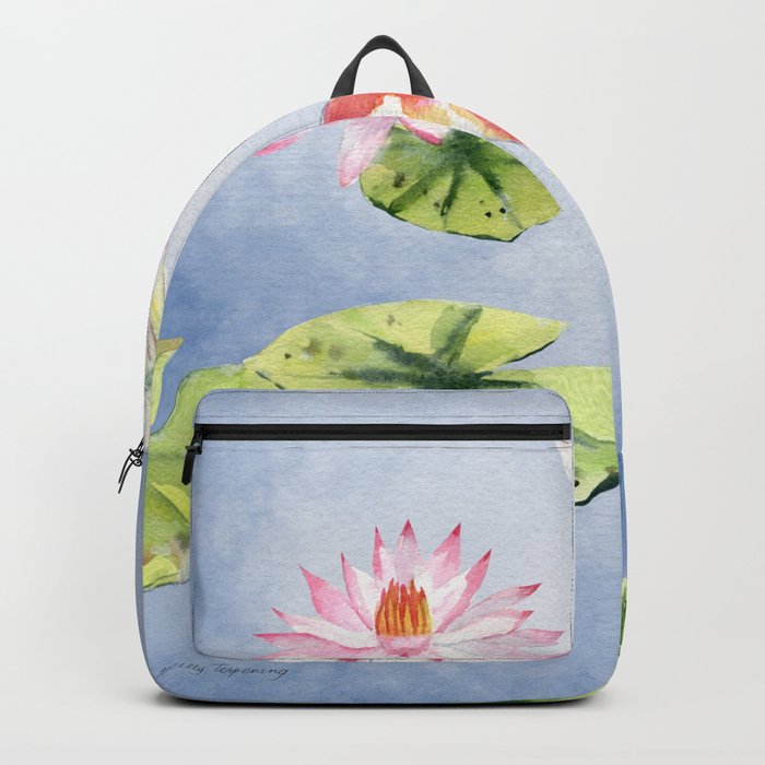 Koi Fish and Dragonfly 2 Backpack
