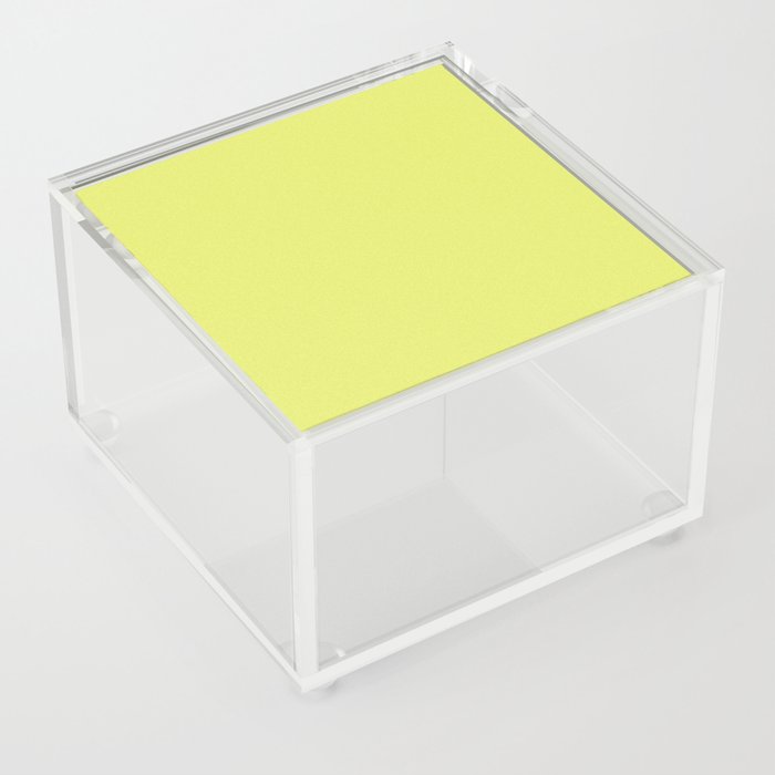 Pure Light Yellow Acrylic Box