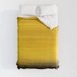 Yellow Rising - Bright Colorful Modern Art Duvet Cover