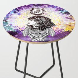 Goddess Isis and the Reigning Light Side Table