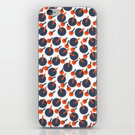 Below Deck Cocktail Cherries Red White And Blue iPhone Skin