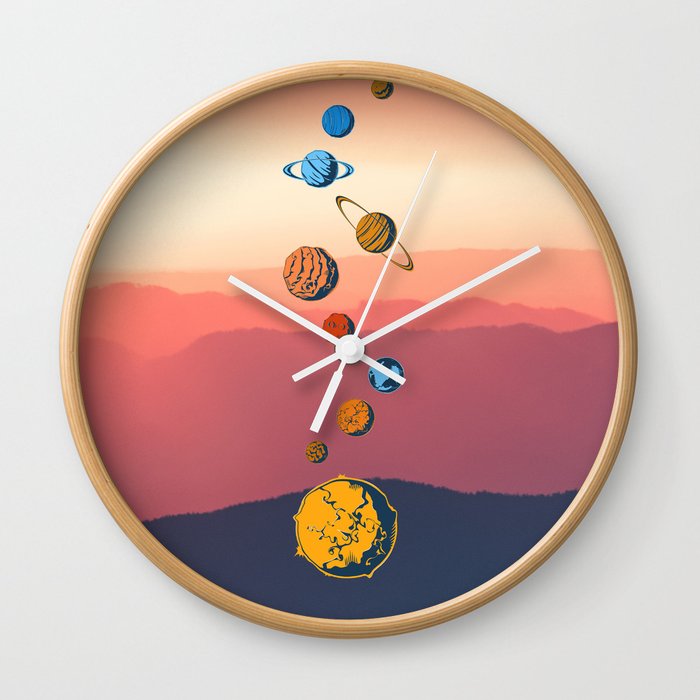 planet Wall Clock