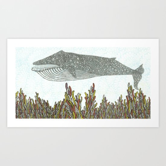 Whale Art Print