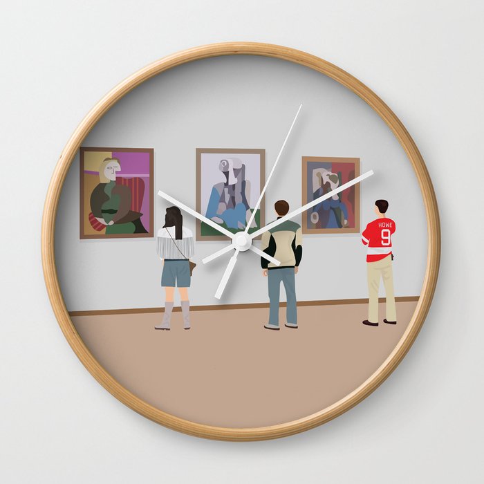 Ferris Bueller at Art Institute Wall Clock
