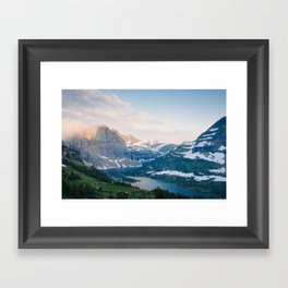 Hidden Lake, Glacier National park Framed Art Print
