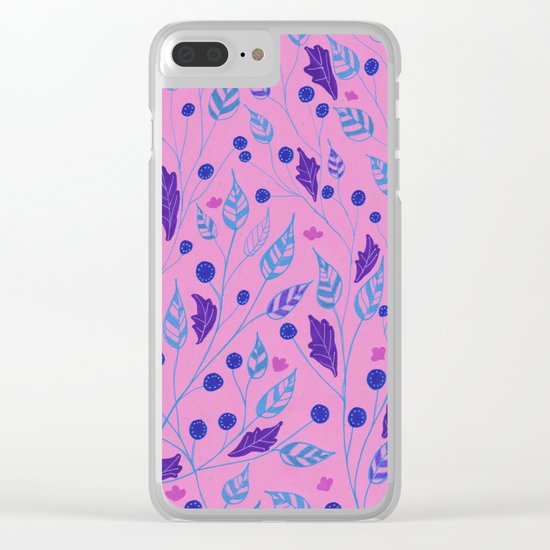 Spring vibes V Clear iPhone Case