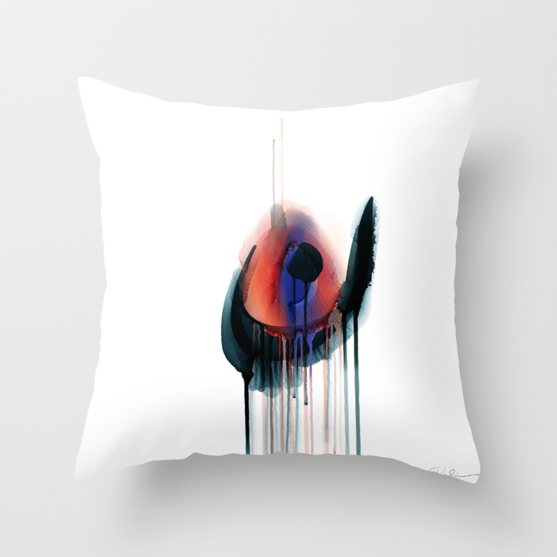 Noon The Letter N In Arabic Throw Pillow By Khalidshahin Society6