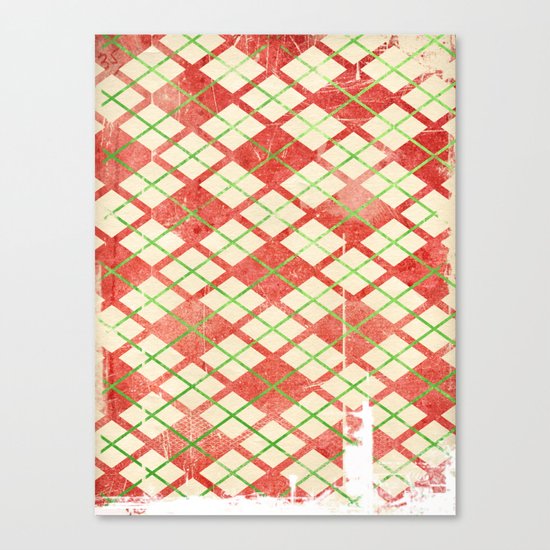 Vintage Wrapping Paper Canvas Print