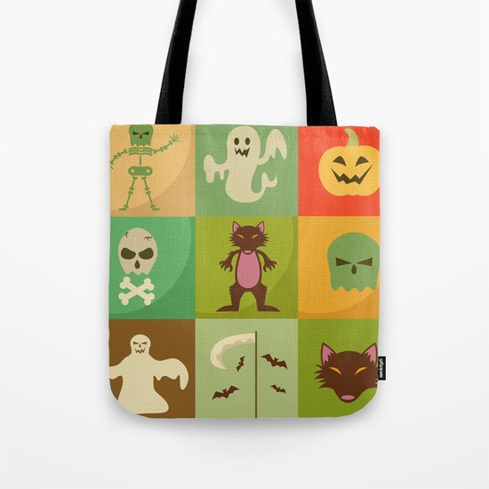 Halloween monsters Tote Bag