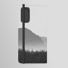 Sunset Beach Pacific Ocean Northwest Landscape Nautical Black White Misty Ombre Forest Mountain Oregon Coast Android Wallet Case