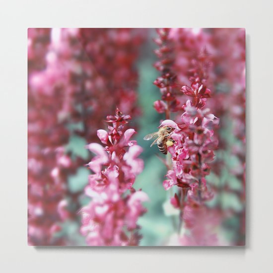 Happy Be(e) Metal Print