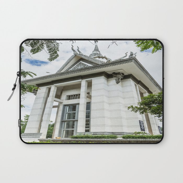 Memorial Stupa at the Killing Fields Laptop Sleeve