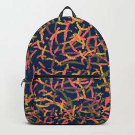 Charcoal Effect Pattern Backpack