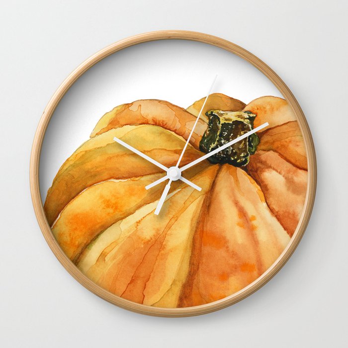 Pumpkin Wall Clock