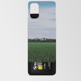afternoon view near rice fields Android Card Case