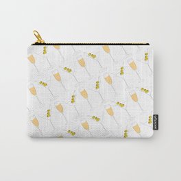 Martinis + Champagne Carry-All Pouch | Martini, Bar, Champagne, Champagneglass, Vodka, Gin, Drawing, Illustration, Pattern, Martinis 