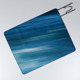 Underwater blue background Picnic Blanket