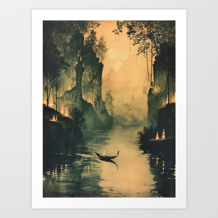 By This River Art Print