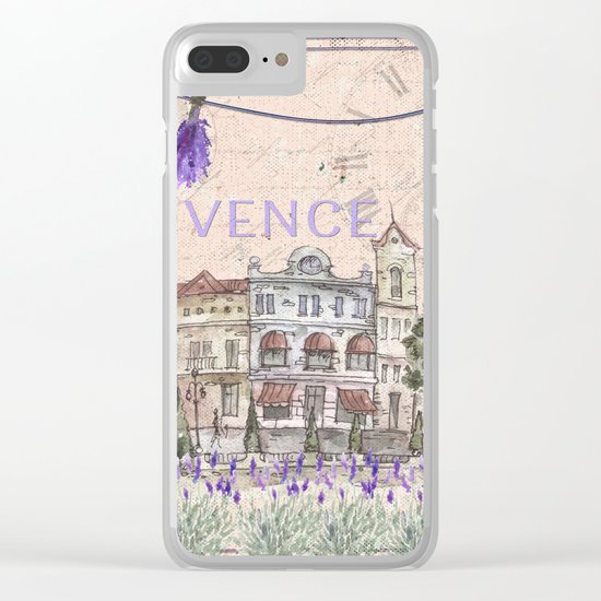 Provence France - my love - Lavender and Summer on #Society6 Clear iPhone Case