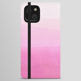 Subtle Pink Layers 02 iPhone Wallet Case