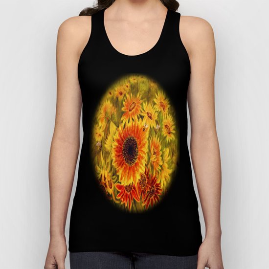 SUNFLOWERS Unisex Tank Top