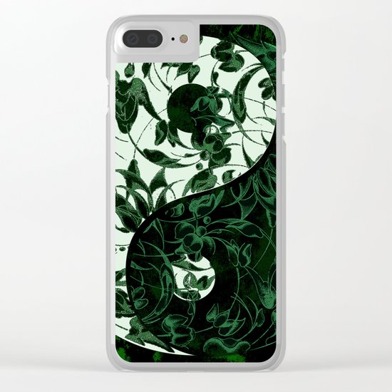 The rebellion of yin yang Clear iPhone Case