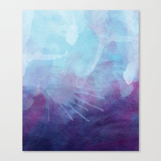 Blue Watercolor I Canvas Print
