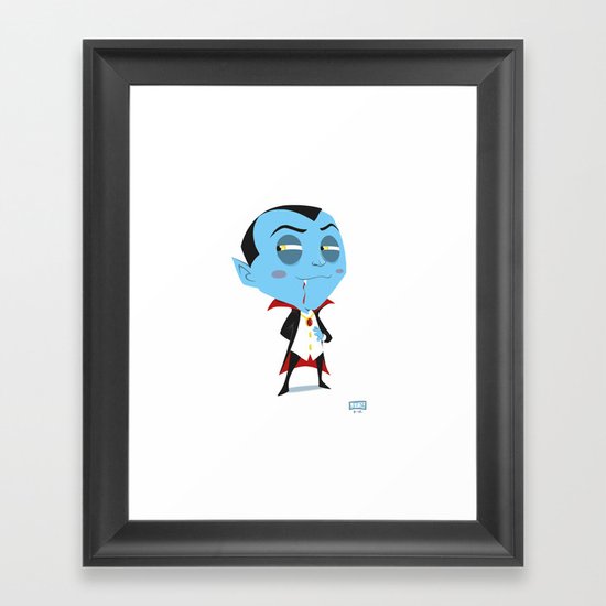 Li'l Dracula Framed Art Print