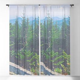 Pine Wave Sheer Curtain