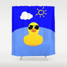Rubber Duck Shower Curtains For Any, Rubber Duck Fabric Shower Curtain