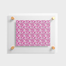 Pink Puffs Floating Acrylic Print