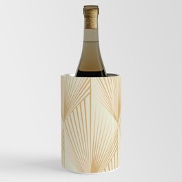 art deco golden pattern Wine Chiller
