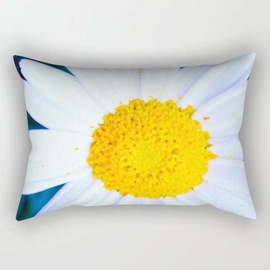 SMILE - Daisy Flower #2 Rectangular Pillow